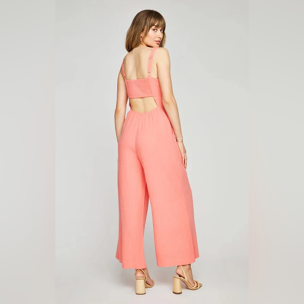 Gentle Fawn Gianna Jumpsuit in Coral